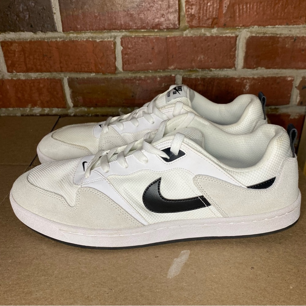 Nike Alleyoop SB White Black CJ0882-100 Sneakers size 13